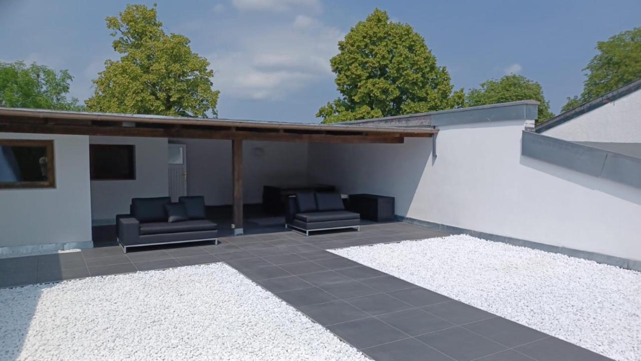 Ferienwohnung Mit Kamin Und Traumhafter Dachterrasse Mit Weitblick In Die Natur Neu Gaarz المظهر الخارجي الصورة