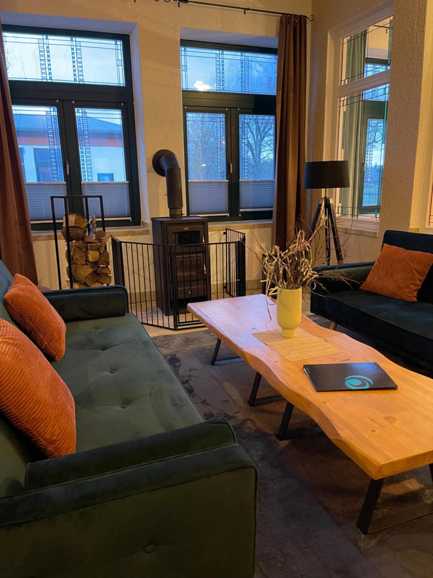 Ferienwohnung Mit Kamin Und Traumhafter Dachterrasse Mit Weitblick In Die Natur Neu Gaarz المظهر الخارجي الصورة