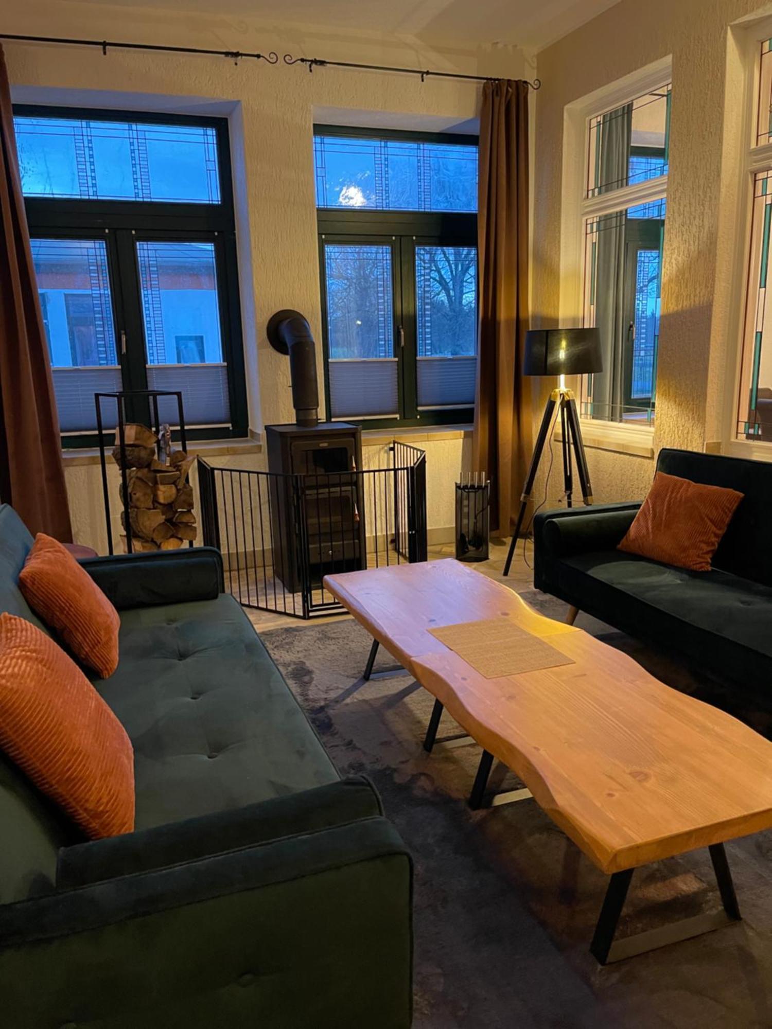 Ferienwohnung Mit Kamin Und Traumhafter Dachterrasse Mit Weitblick In Die Natur Neu Gaarz المظهر الخارجي الصورة